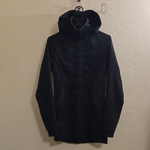 Lululemon Atheletica Hooded Jacket - Black & Purple - Sz 4
